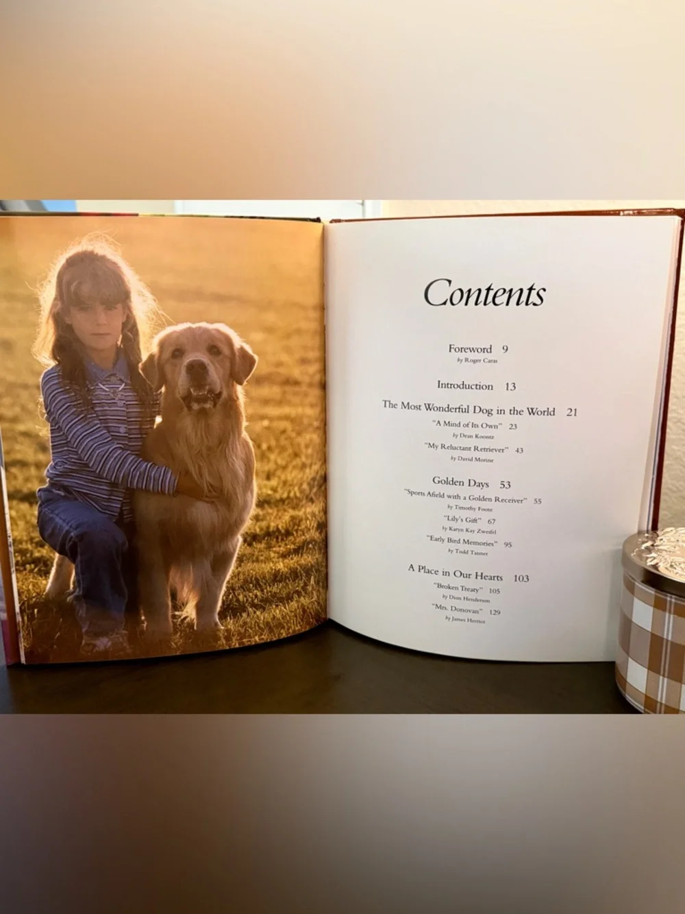 3 Dog Books/Bookmark~Love of Goldens, 101 Uses for a Golden, What Dogs Teach Us